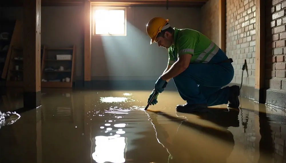 Professional water damage restoration services in Falkville, AL